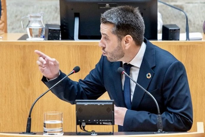 El portavoz socialista, Javier Díaz