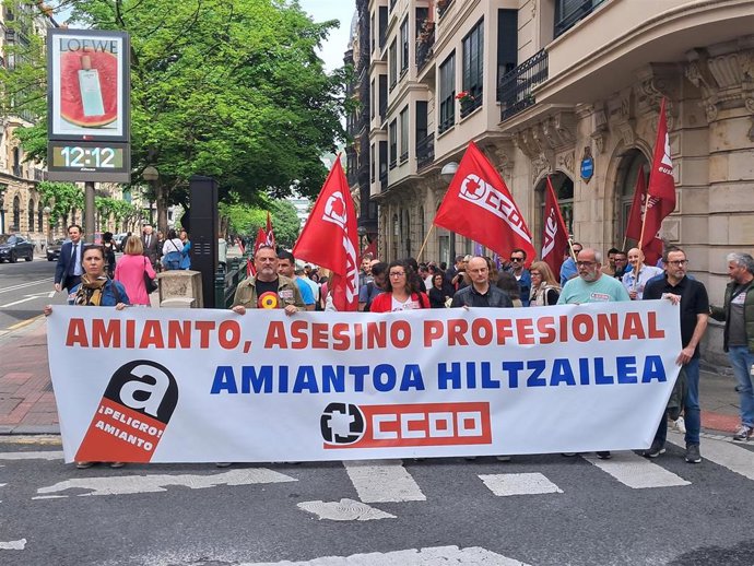Archivo - Foto de archivo. CCOO defiende que las diputaciones tienen instrumentos para materializar la exención fiscal a víctimas de amianto. 