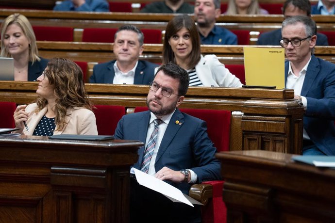 El president de la Generalitat, Pere Aragons