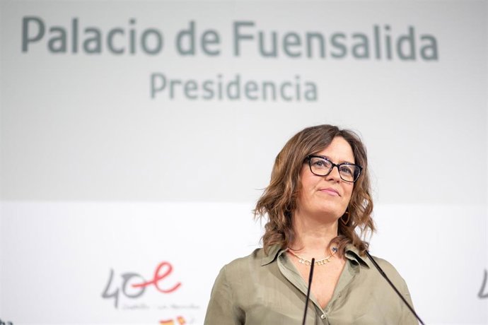 La consejera portavoz de C-LM, Esther Padilla.