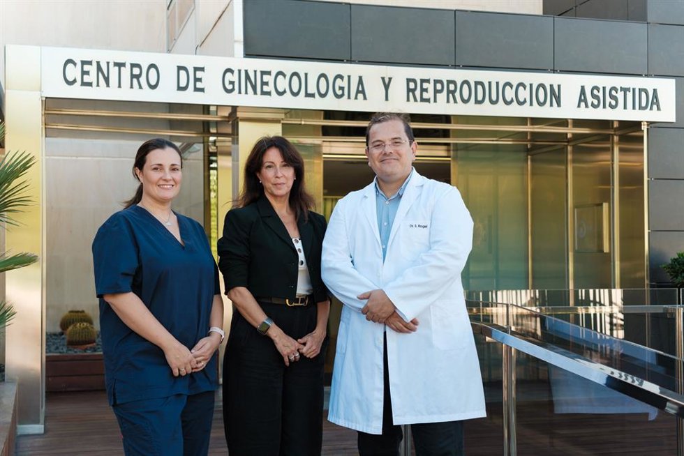 Llanos Medrano, M José Gómez y Sergio Rogel.