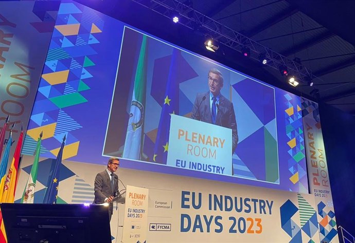 Jorge Paradela, consejero de Industria, Energía y Minas de la Junta de Andalucía, en la inauguración de los Industry Days