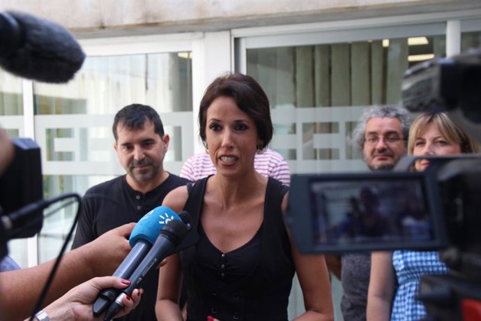 Archivo - La coordinadora de Podemos Andalucía y diputada de Sumar en el Congreso por Granada, Martina Velarde, en una foto de archivo.