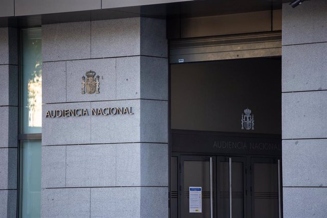 Archivo - Entrada a la Audiencia Nacional