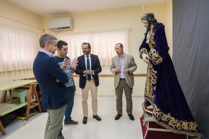 Las ayudas al arte sacro de la Junta permiten la restauración de la imagen de Jesús del Rescate.