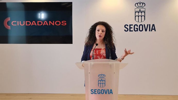 La concejal de Ciudadanos en Segovia, Noemí Otero.
