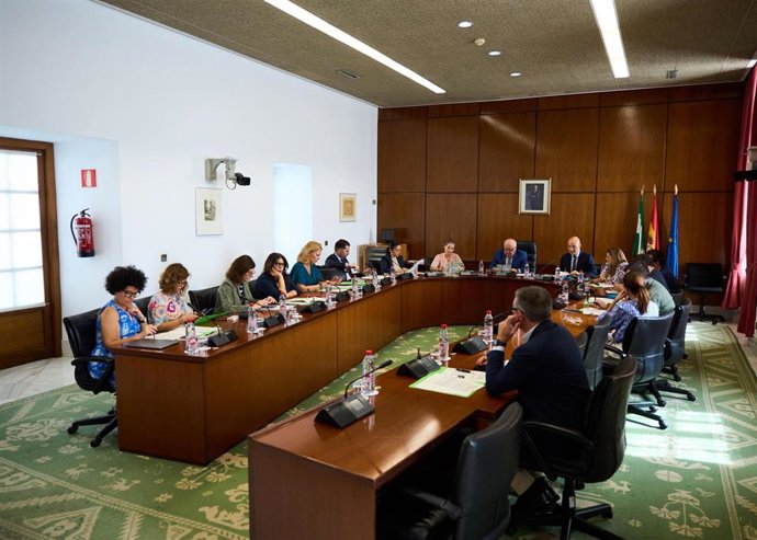 Reunión de la Junta de Portavoces del Parlamento andaluz.