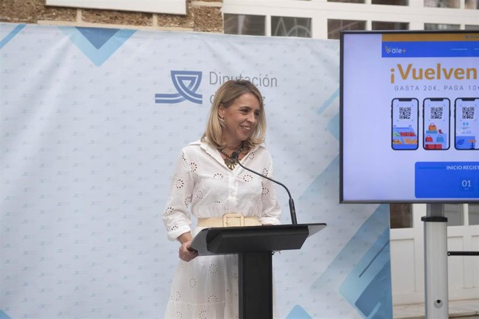 Almudena Martínez del Junco, presidenta de la Diputación.