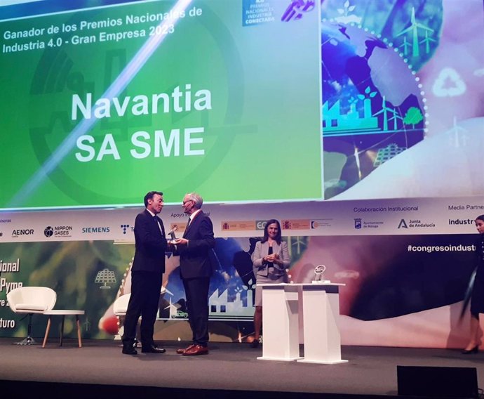 Navantia ha sido galardonada en los Premios Nacionales de la Industria Conectada 4.0