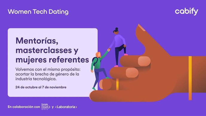 Segunda edición de 'Women Tech Dating', una iniciativa de Cabify en colaboración con las organizaciones Female Startup Leaders y Laboratoria.