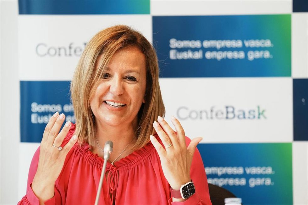 Archivo - La nueva presidenta de Confebask, Tamara Yagüe
