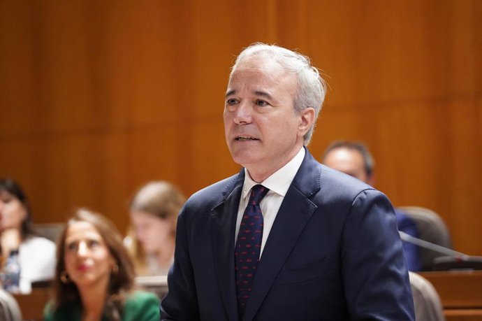 El presidente del Gobierno de Aragón, Jorge Azcón.