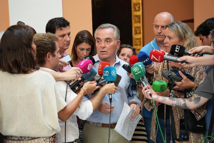 El delegado de Hacienda, Participación Ciudadana y Transformación Digital y portavoz del Pleno, Juan Bueno, en una imagen de archivo.