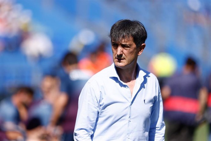 El entrenador del Villarreal, José Rojo, 'Pacheta', durante un partido