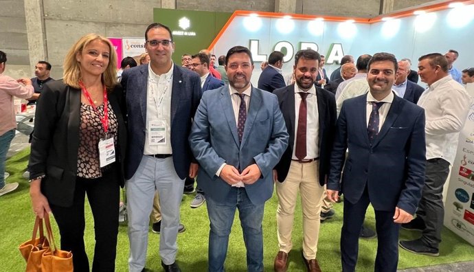 El secretario general del PP de Sevilla, José Ricardo García, y el portavoz del PP en la Diputación de Sevilla, Martín Torres, han estado en Fruit Attraction, que se celebra en Madrid.