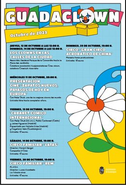 Cartel del festival Guadaclown