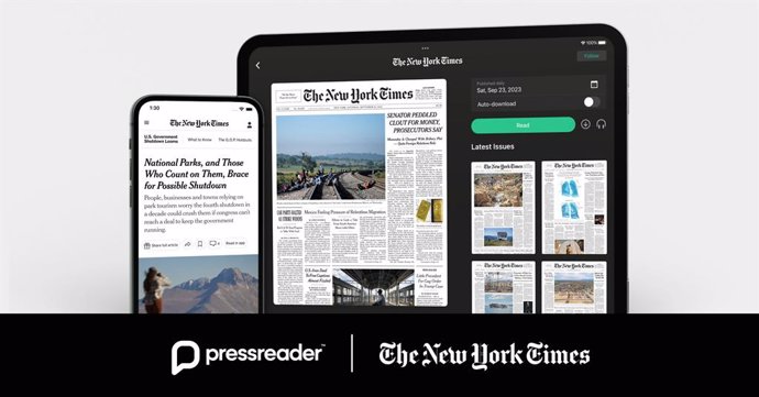 PressReader is now the exclusive distributor of The New York Times Companys digital News products and digital replica editions to hotels, airlines, cruise- and ferry lines, as well as non-U.S. public libraries and patient-care facilities. (CNW Group/Pr