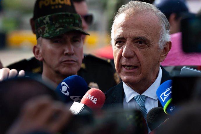 Archivo - El ministro de Defensa de Colombia, Iván Velasquez.