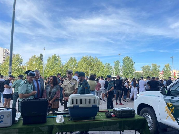 Exhibición de medios de la Guardia Civil.