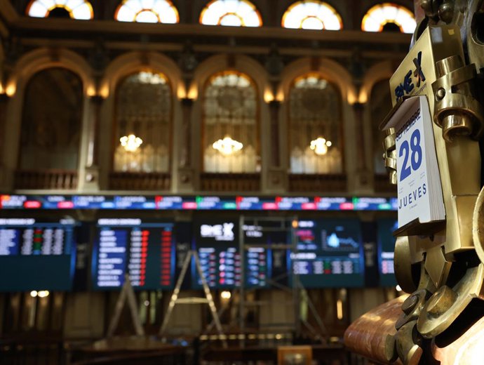 Calendario a día 28 de septiembre en el Palacio de la Bolsa, a 28 de septiembre de 2023, en Madrid (España). 