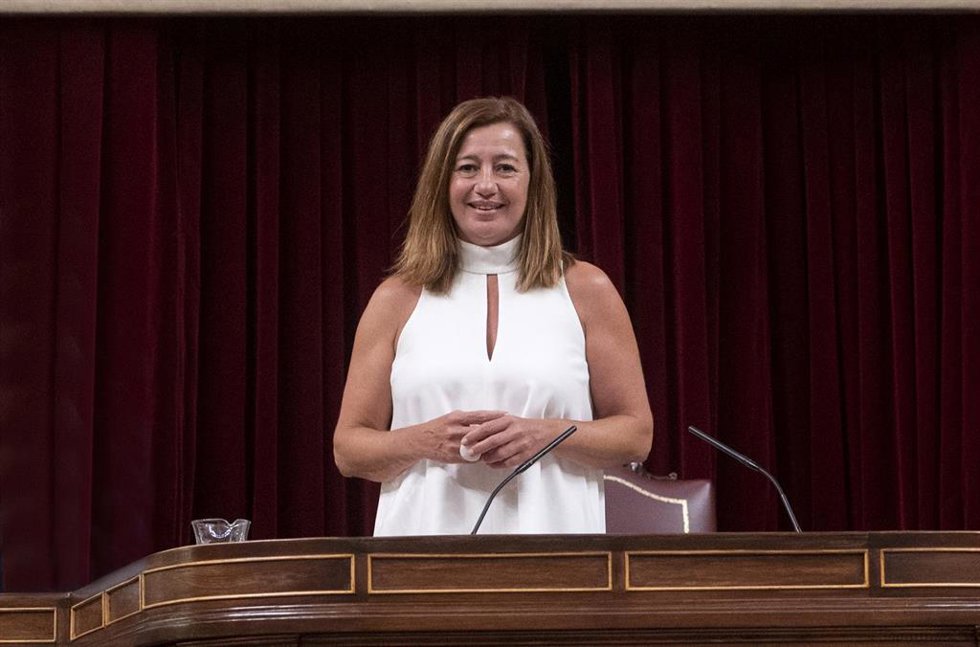 Archivo - La presidenta del Congreso, Francina Armengol durante la Sesión Constitutiva de la XV Legislatura en el Congreso de los Diputados, a 17 de agosto de 2023, en Madrid (España).