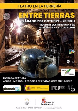 El Museo de la Siderurgia y la Minería de CyL acoge este sábado la obra 'Entre tierras' de la compañía NATH Teatro