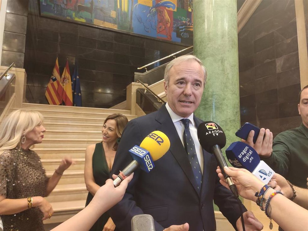El presidente del Gobierno de Aragón, Jorge Azcón.
