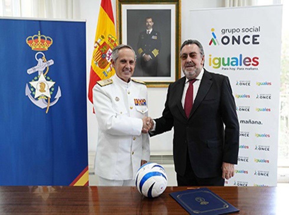 Los deportistas ciegos utilizarán las instalaciones deportivas de la Armada en Madrid