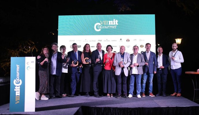 Els guardonats en la 8a Nit del Gourmet Catal