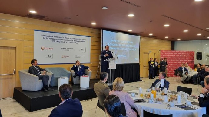 Presentación del informe sobre el impacto en la economía de los contratos de Defensa en Trubia.