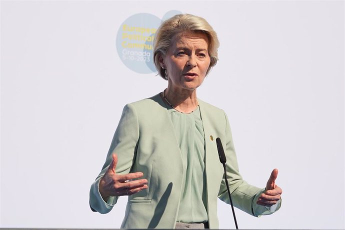 La presidenta de la Comisión Europea, Ursula von der Leyen