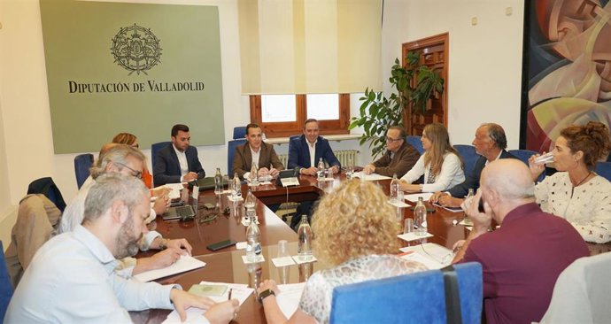 La Diputación de Valladolid y los agentes sociales retoman contactos para el IV Acuerdo del Diálogo Social provincial.