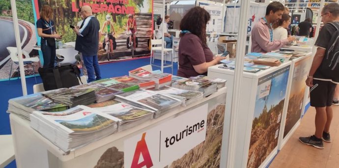 Aragón se muestra como destino cicloturístico en el salón de referencia europeo, en Fréjus (Francia)