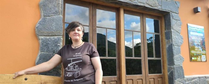 Archivo - Rosa Rodríguez González, de Trabáu (Degaña), reconocida como Mujer Rural de Asturias 2022.