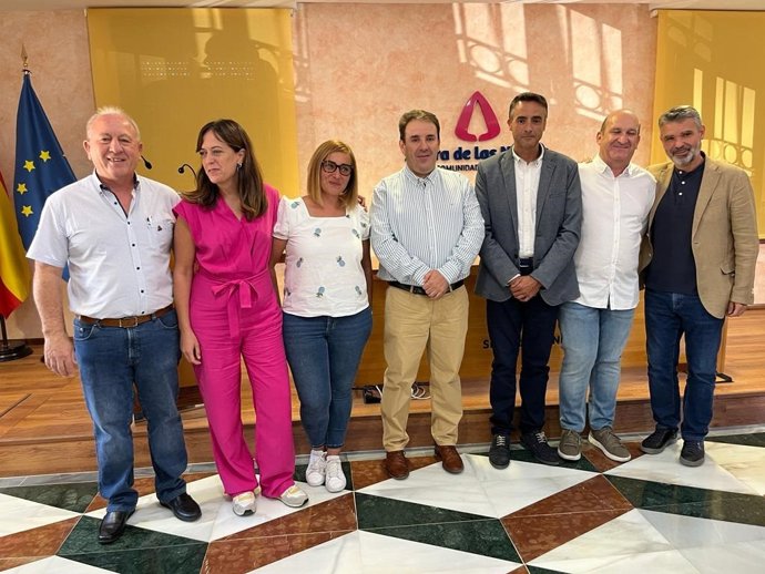 Representantes del PSOE en la Mancomunidad de Municipios de la Sierra de las Nieves.
