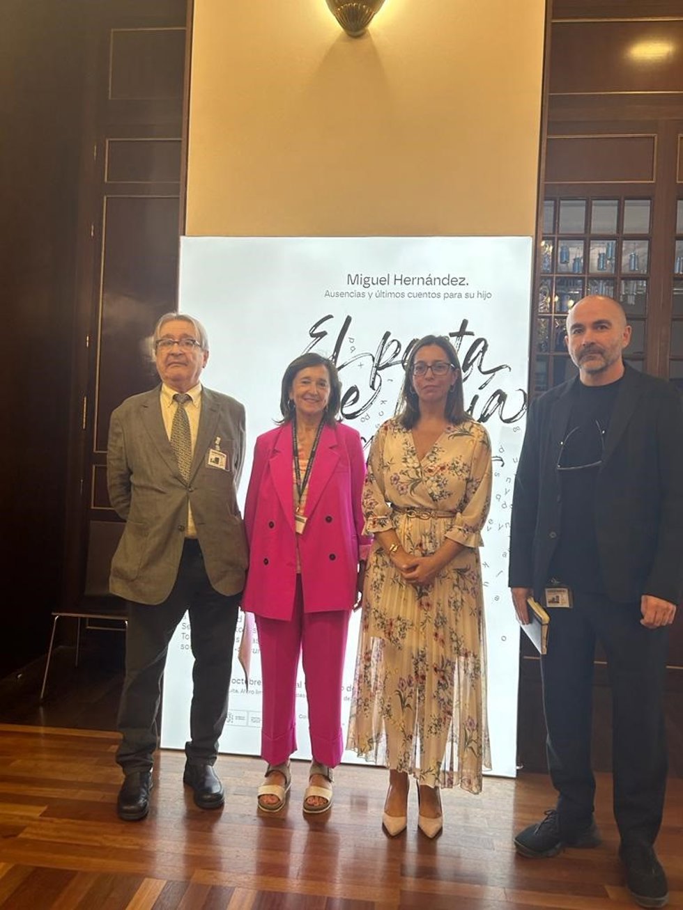 Inauguración de la exposición.