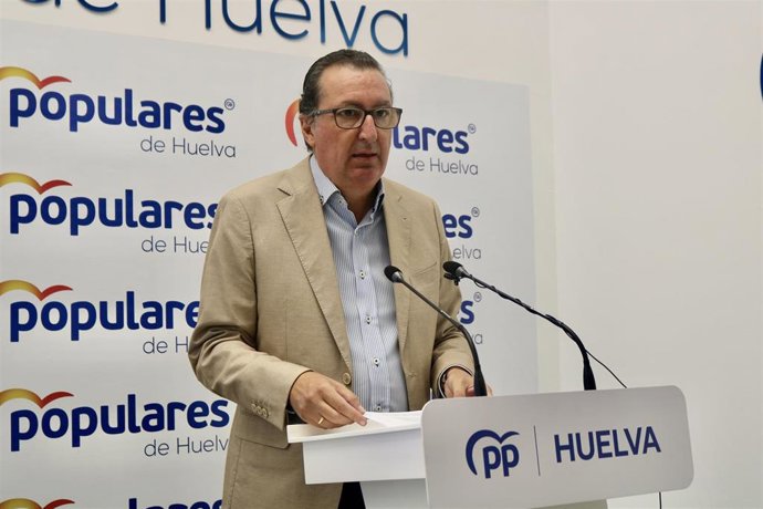 El presidente del PP de Huelva, Manuel Andrés González.