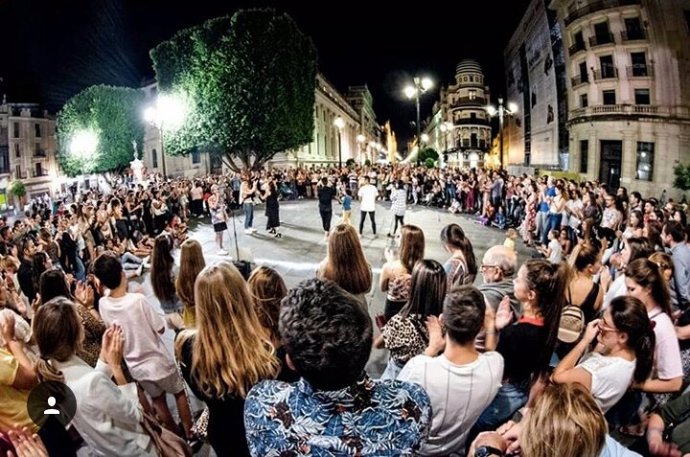 Archivo - Actividades de la Noche en Blanco en plena noche