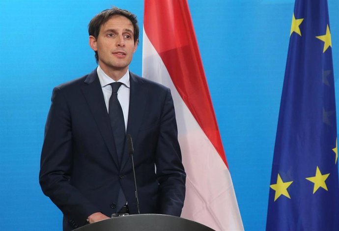 Archivo - FILED - 26 January 2022, Berlin: Wopke Hoekstra, Foreign Minister of the Netherlands, speaks during a joint press statement at the German Foreign Office. Photo: Wolfgang Kumm/dpa Pool/dpa