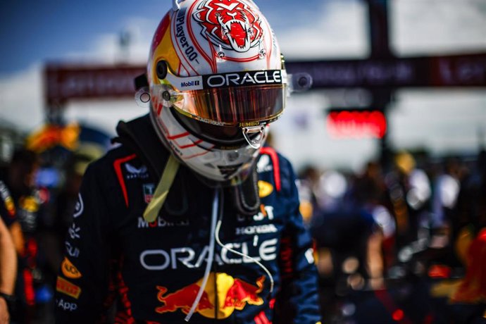 El piloto neerlandés de Fórmula 1 Max Verstappen, en el GP de Japón 2023.