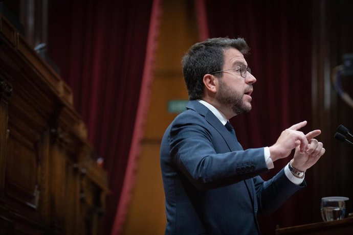 El presidente de la Generalitat de Catalunya, Pere Aragons.