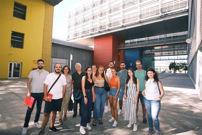 Primeras clases de máster de la Politécnica en el edificio de la Cartuja en Sevilla.