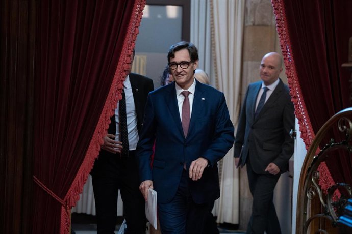 El líder del PSC, Salvador Illa. Archivo.