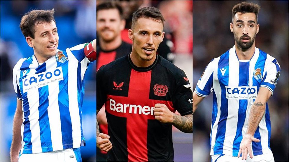 Mikel Oyarzabal, Alejandro Grimaldo, Brais Méndez