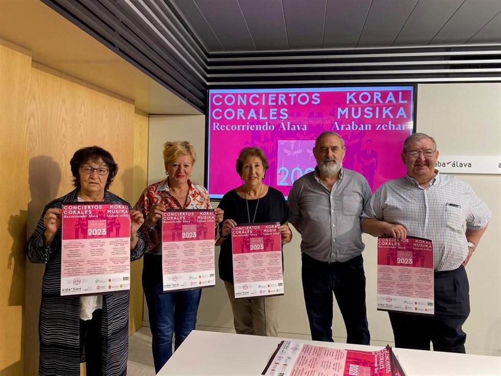Presentación de los 'Conciertos Corales'