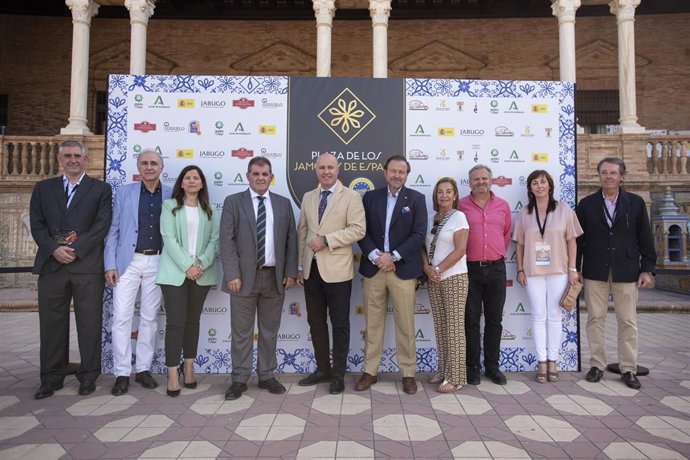 Representantes de las DOP e IGP que protegen el jamón en España.