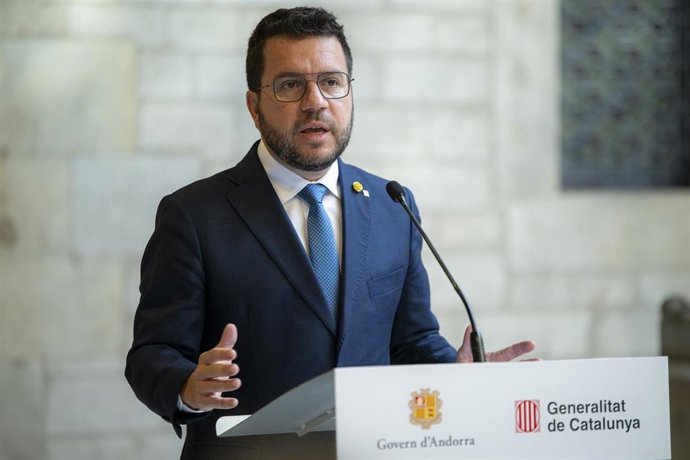El presidente de la Generalitat de Catalunya, Pere Aragons. Foto de archivo