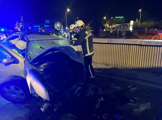 Accidente de tráfico en Alcalá de Henares