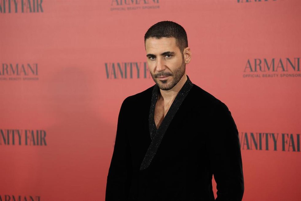 Miguel Ángel Silvestre en la Fiesta Vanity Fair & Armani Beauty en Tabakalera durante el 71 Festival de Cine de San Sebastián