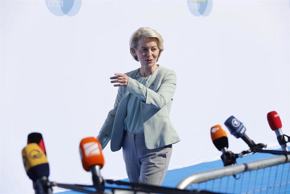 La presidenta de la Comisión Europea, Ursula von der Leyen